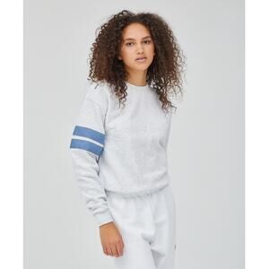 Unemployed Denim  Sweatshirt Denim Stripes Gray Multi XS